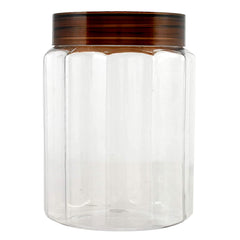Kuber Industries Food Grade Odourless BPA Free Plastic Kitchen Container Set with Airtight Lid,500ml, Set of 9 (Brown)-HS42KUBMART25094