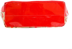 Kuber Industries Laminated Embroidery Hand Bag, Tote Bag, Purse for All Occasion for Women & Girls (Red)