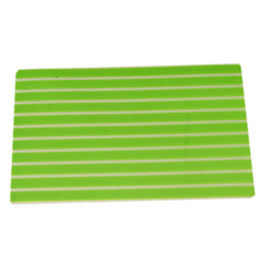 Kuber Industries 3 Piece Self Lining Design PVC Fridge Mat Set - 18"x12", Green