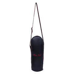 Kuber Industries 2 Pieces Soft Leather Water Bottle Bag, Black, 2 LTR -CTKTC25786