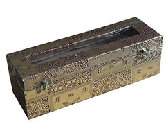 Kuber Industries Wooden Single Roll Bangle Box, Golden