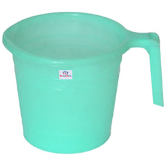 Heart Home Multiuses Lightweight, Unbreakable Strong Plastic Bathroom Mug, 2 Litre- Pack of 4 (Green)-50HH0866