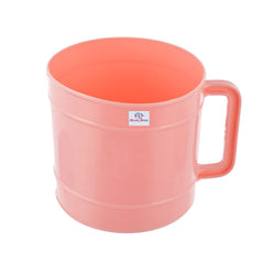 Heart Home Light Weight, Durable Plastic Bathing Mug for Bathroom Bath Accessory, 1 Ltr., Pack of 4 (Pink & Green & Blue & Cream)