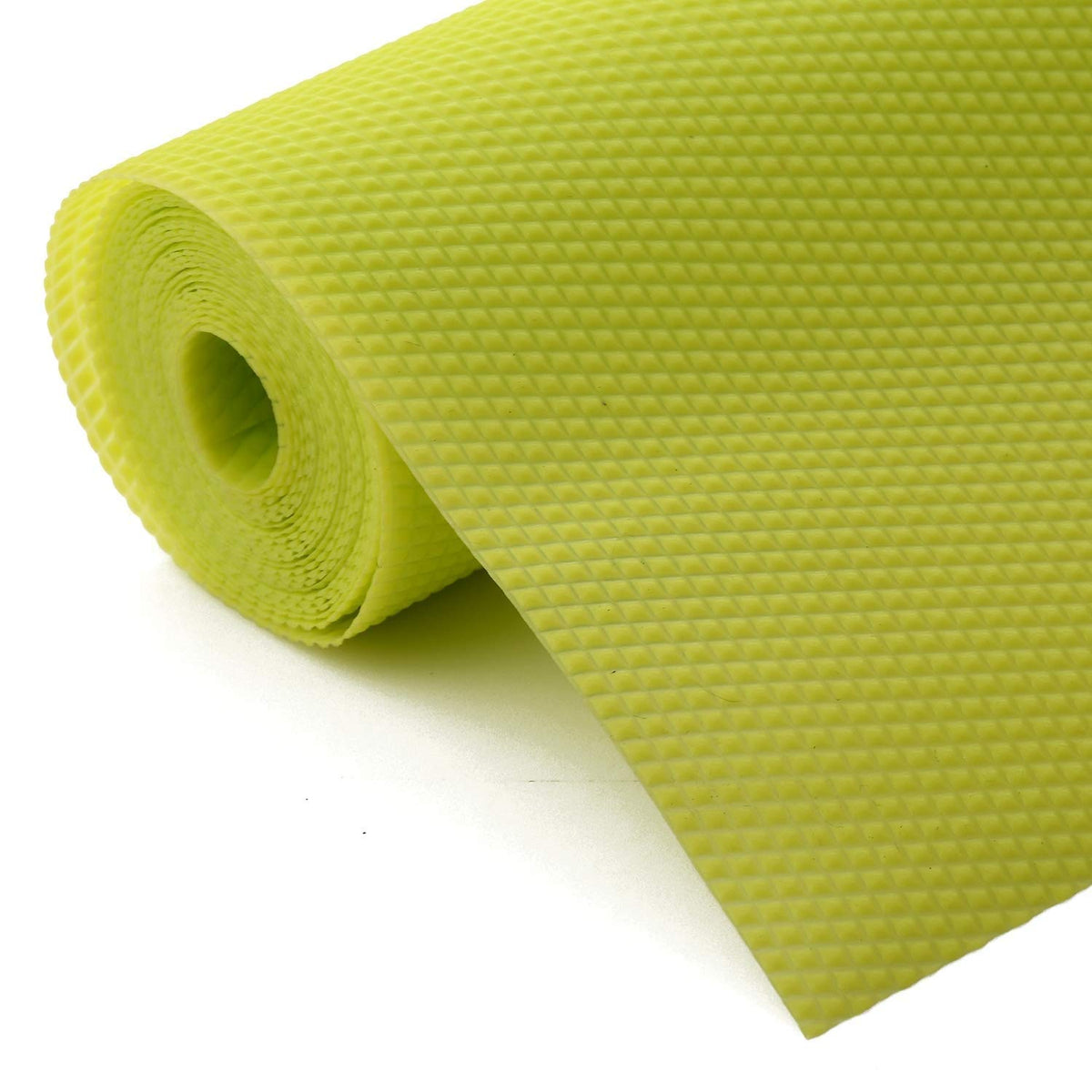 Heart Home Multipurpose Diamond Textured Super Strong Anti-Slip Mat Liner, Size 45X150 Cm (1.50 Meter Roll, Green) HEART187