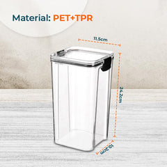 Kuber Industries Extra Large Refrigerator Storage Crisper/Fridge Container with Airtight Lid (Transparent)