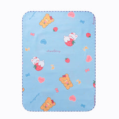Kuber Industries Baby Waterproof matBed Protecter "50 x 70" CM (Blue)