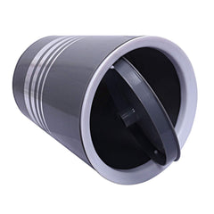 Kuber Industries Plastic Swing Lid Garbage Waste Dustbin, 5 Liters (Grey) - CTKTC22855