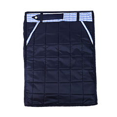 Kuber Industries Parachute Waterproof 2 Pieces Trouser Cover Quilted/Wardrobe Organizer (Blue) - CTKTC023215