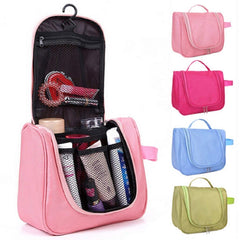 Kuber Industries Canvas Toiletry Travel Bags Shaving Kit/Pouch/Wash Bag for Men and Women Cosmetic Makeup Organizer Bag (Green) -CTKTC038985