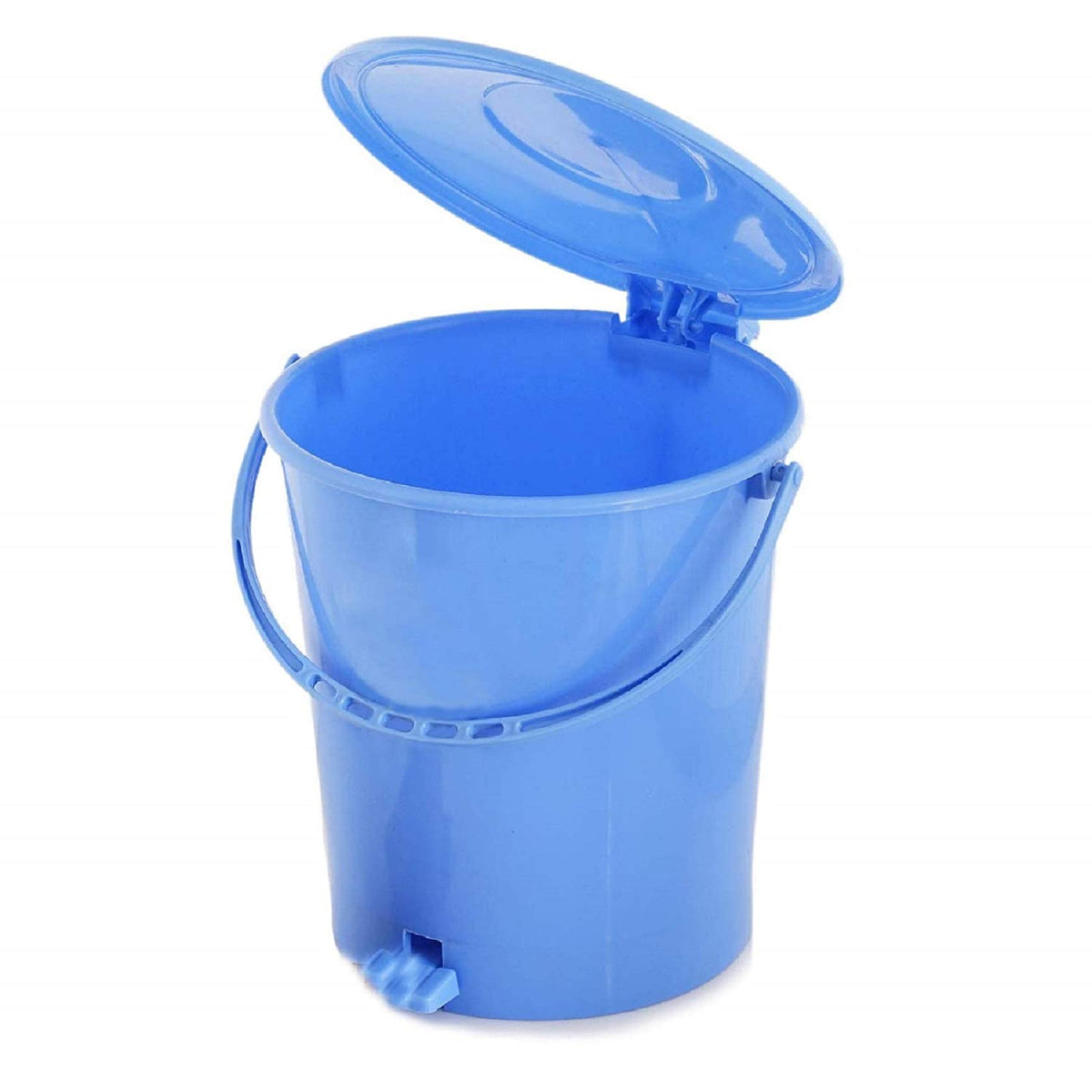 Kuber Industries 2 Pieces Plastic Dustbin Garbage Bin with Handle, 10 Liters (Blue) - CTKTC034633