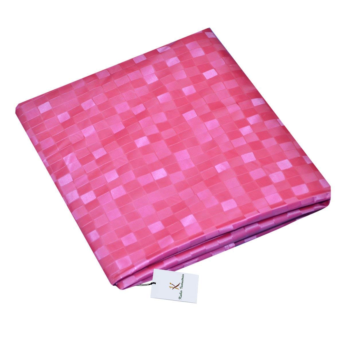 Kuber Industries PVC Double Mattress Protector (Pink, Standard, Polyvinyl Chloride)