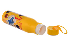 Heart Home Mickey & Minnie Printed Insulated Water Bottle-600ml (Yellow)