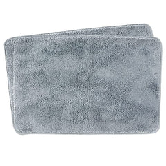 Kuber Industries Luxury Door Mat|Super Absorbent,Non-Slip & Comfortable|Anti Skid Bathroom |Multi-Utility Floor for Living Room,Bedroom,Entrances|40 x 60 cm,Grey, Pack of 10