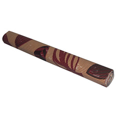 Kuber Industries Leaf Design PVC Wardrobe Kitchen Drawer Shelf Mat - Brown, 10M Roll (CTKTC05364)