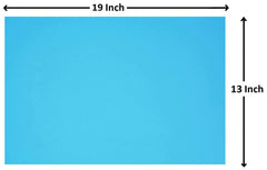 Kuber Industries 6 Pieces PVC Refrigerator/Fridge Multipurpose Drawer Mat Set (Blue)-KUBMART2833