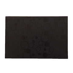Kuber Industries Multipurpose Refrigerator Drawer Mat|Circle Design & Water Proof PVC Material|Size-48 cm x 33 cm ,Pack of 6 (Brown) ,Polyvinyl Chloride