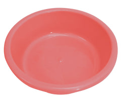 Heart Home Multiuses Plastic Knead Dough Basket/Basin Bowl For Home & Kitchen 6 Ltr- Pack of 2 (Red & Light Pink) 52HH3871