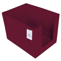 Kuber Industries 3 Piece Non Woven Shirt Stacker Wardrobe Organizer Set, Maroon-CTKTC031842