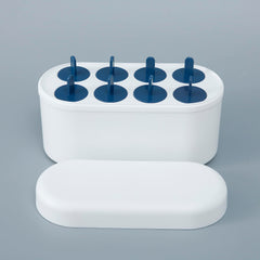 Kuber Popsicle Mould 8 Round Popsicle Mould (Hard Bottom)| KU80030-8| White