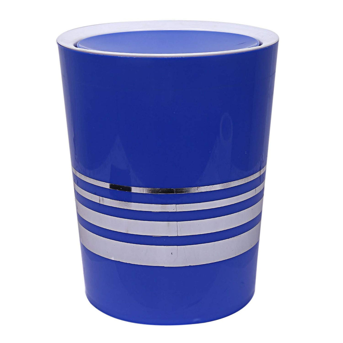 Kuber Industries Plastic Swing Lid Garbage Waste Dustbin, 5 Liters (Blue) - CTKTC022843