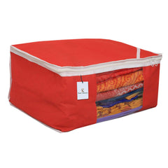 Kuber Industries 3 Piece Non Woven Saree Cover Set (Woven01)