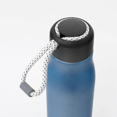 Heart Home Water Bottle | Vacuum Insulated Travel Bottle | Hot & Cold Water Bottle | Water Bottle with Carry Handle | Thermos Flask for Gym Bottle | MYZ-230805C | 550 ML | Blue