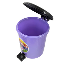 Kuber Industries 2 Pieces Table Top Desk Garbage Dustbin Trash for Office Home Work Place,2 LTR(Purple)