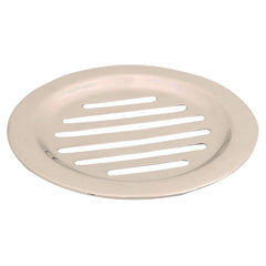 Kuber Industries Steel Floor Drain Cover, 5 Inches, Silver (CTSS209)