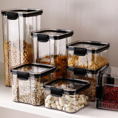 Kuber Industries Large Refrigerator Storage Crisper/Fridge Container with Airtight Lid (Transparent)