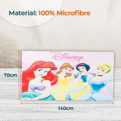 Kuber Industries Disney Princess Microfiber Soft Kids Bath Towel (Multi)