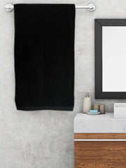 Kuber Industries Cotton Bath Towel 400 GSM (Pack of 1, Black)
