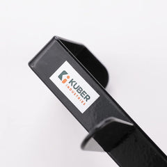 Kuber Industries 5-Level Cloth Hanger|Multipurpose Cloth & Towel Holder|Iron Spray Material|Easy Installation|Interchangeable Over The Door Towel Holder|ZT-3115|Pack of 4|Black