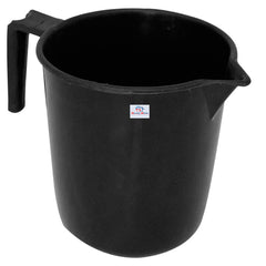 Heart Home 2 Pieces Unbreakable Virgin Plastic Multipurpose Bathroom Dustbin & Mug Set (Black) (HS39HEARTH023123)