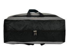 Kuber Industries Rexine Foldable Travel Duffle Bag, Storage Bag, Wardrobe organizer For Traveling Pack of 2 (Grey) 54KM4217