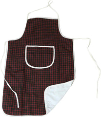 Kuber Industries Apron For Men And Woman|Waterproof Apron For Kitchen|Designer Front Pocket|Adjustable Neck strap & Waist Belt|Unisex Size Standard|MULTI