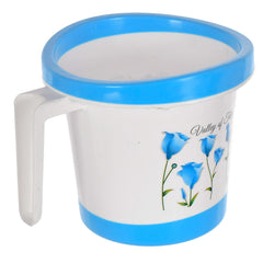 Kuber Industries Multiuses Lightweight, Unbreakable Plastic Bathroom Mug 1 Litre Pack of 2 (Blue)-46KM0170