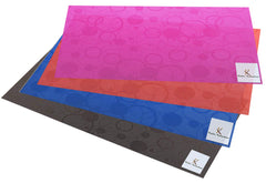 Kuber Industries Circle Design 4 Pieces PVC Refrigerator/Fridge Multipurpose Drawer Mat Set(Black, Blue, Pink & Red)-CTKTC32343