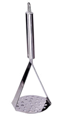Kuber Industries 2 Pieces Stainless Steel Potato Vegetable Pav Bhaji Masher, Silver,24 Cm (Silver) - CTKTC031300