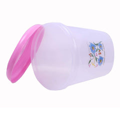 Heart Home Plastic 2 Pieces Multipurpose Storage Container Box 7500 ML (Pink) - (CTHH012434)