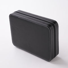 Kuber Industries 8 Slots Watch Zipper bag |Watch Organizer For Men & Women (Black)