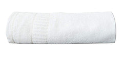 Kuber Industries Cotton Bath Towel 400 GSM (3 Pieces, White)