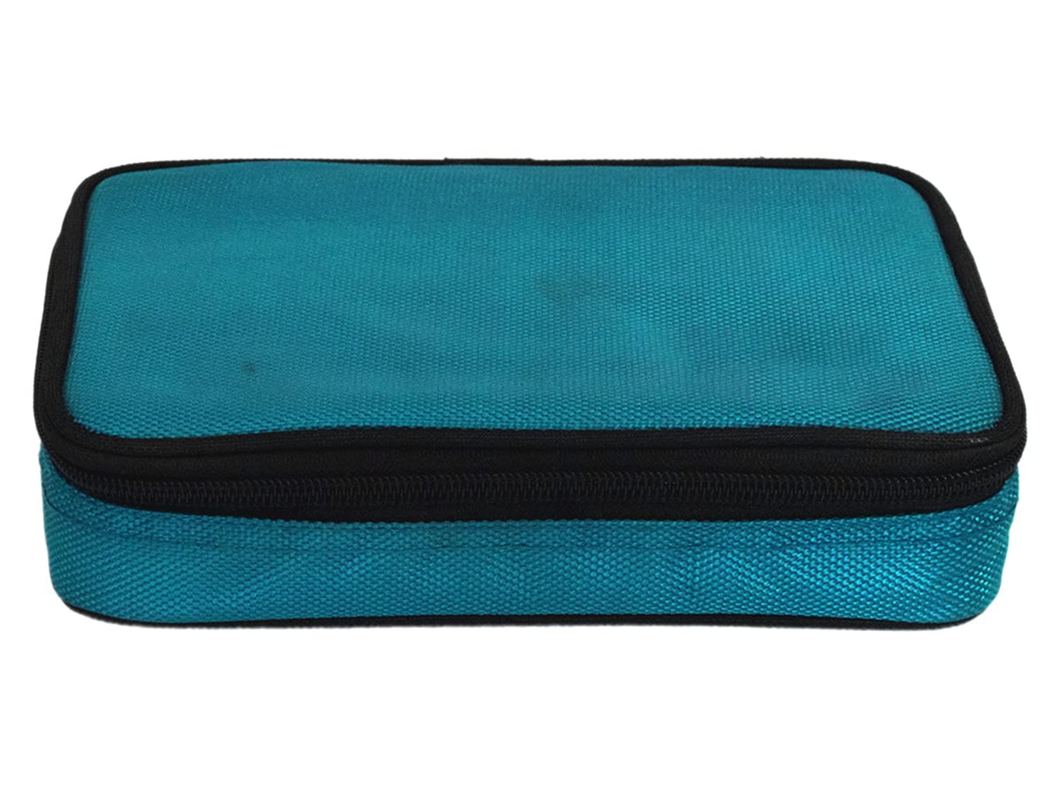 Kuber Industries Plastic Compact Lunch Box with 2 Containers & Cover (Green)-50KM01221