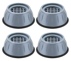 Kuber Industries Anti Vibration/Shock Absorber/Noise Cancelling Pads for Washing Machine and Other Home Furniture: Set of 4 (Grey)-45KM048