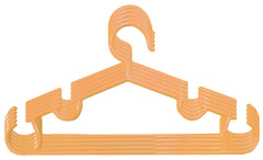 Kuber Industries Exclusive Plastic 5 Pieces Baby Hanger Set for Wardrobe (Peach) -CTLTC039149