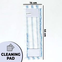 Kuber Industries Microfiber Floor Cleaner Mop Refill|Durable & Long Lasting |Extra Thick Microfiber For Deep Cleaning|Multi Utility Floor Cleaner Mop For Homes|Blue