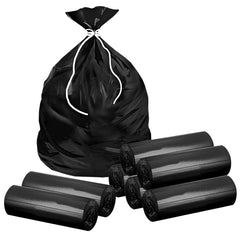 Kuber Industries Large 105 Biodegradable Garbage Bags, Dustbin Bags, Trash Bags For Kitchen, Office, Warehouse, Pantry or Washroom, 24x30 Inches (Black)-HS41KUBMART24052