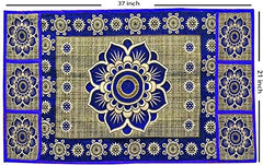 Kuber Industries Cloth 3 Pieces Fridge Mat, 1 Piece Handle Cover and 1 Pieces Fridge Top Cover (Multi)-CTKTC2789, (Model: CTKTC02239)