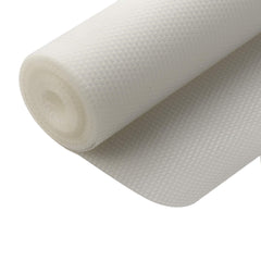 Kuber Industries 2 Pieces Multipurpose Diamond Textured Super Strong Anti-Slip Mat Liner,Size 45X150 Cm (1.50 Meter Roll, White) - CTKTC045515