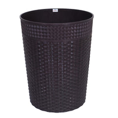 Heart Home Dustbin|Plastic Dustbin|Dustbins for Kitchen waste|Dustbin For Bedroom,Hall|Dustbin For office|10 Litre Dustbin|Pack of 2 (Brown)