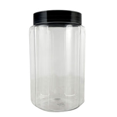 Heart Home Opal Plastic Airtight Pet Jar Container Set (Set of 6,1100 ml, Grey)-HEARTK11008